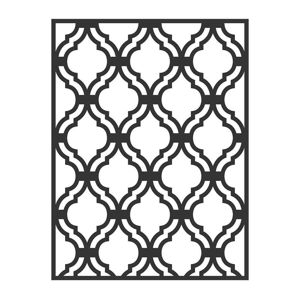 Stencil Lattice (7.3 X 9.7 Inches)