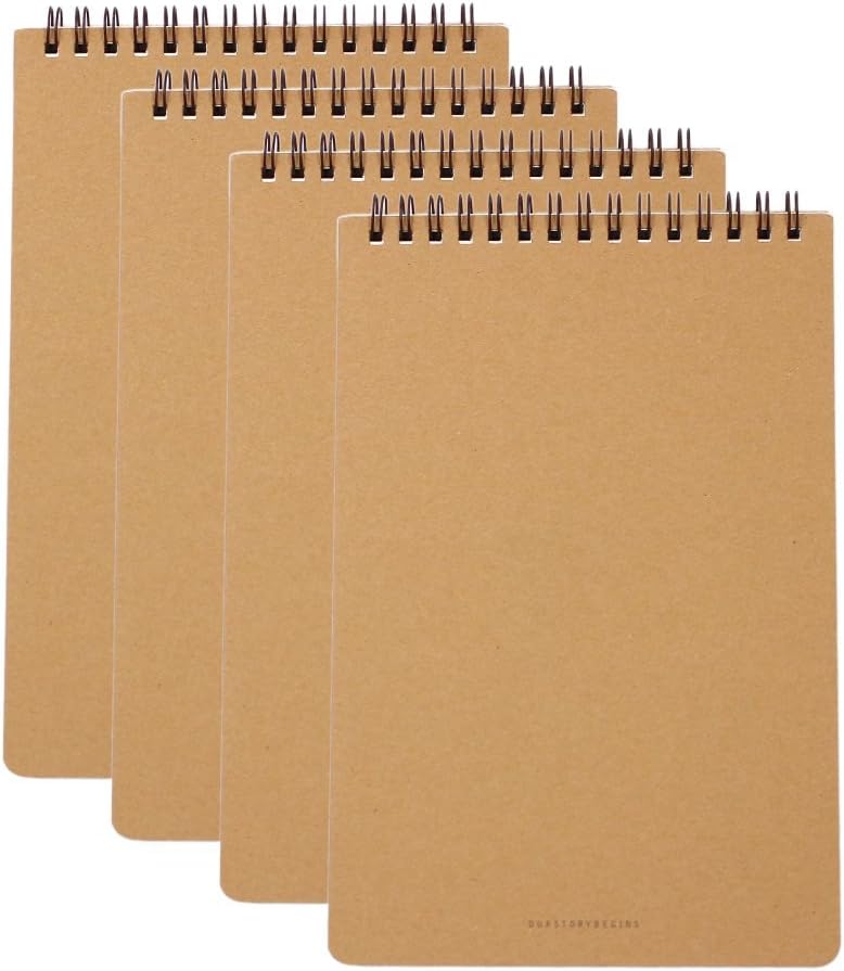 Spiral Steno Notebook Writing Pads for Journalists