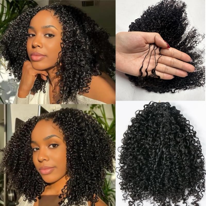 Knotless Pre-Separated Crochet Hair Extensions - Kinky Curly