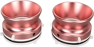 1 Pair Nab Hub Adapters, Reel to Reel Tape Nab Hub Adapter, 1/4 10 Inch Opener Universal Loading Device for Studer ReVox B67 for Akai for Teac (Rose Gold)