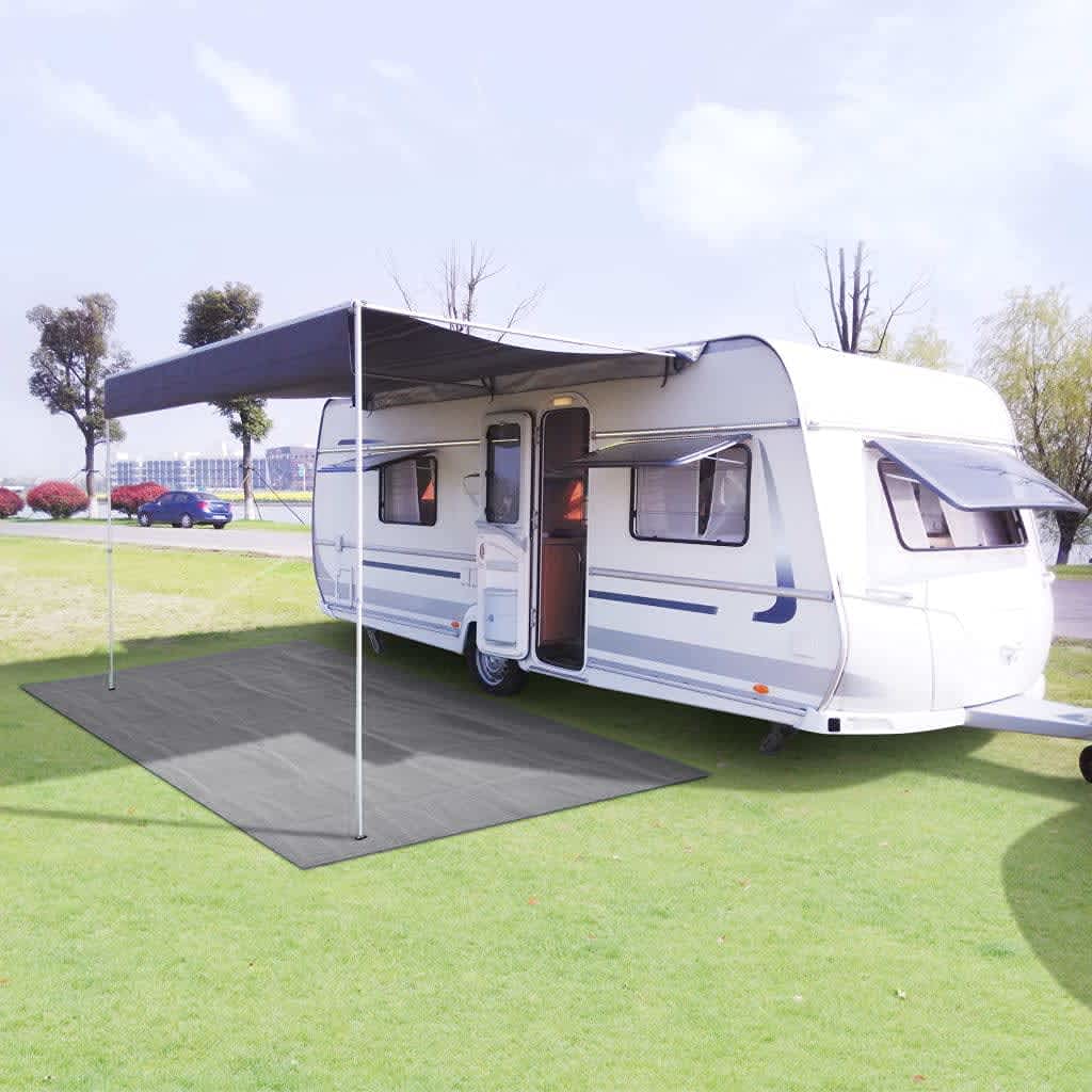 Carpa Exterior VidaXL - 250x400cm, Gris Claro, Poliéster Resistente, Ideal Camping