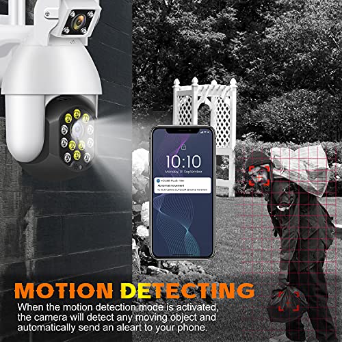 Orosaur Orosaursecurity Camera Outdoor For Home, 1080P Wireless Wifi Surveillance Cameras, 360° View, Ptz, Color Night Vision, Ip66 Weatherproof, Motion Detection, 2-Way Audio, Cloud Storage Camera #TOP1