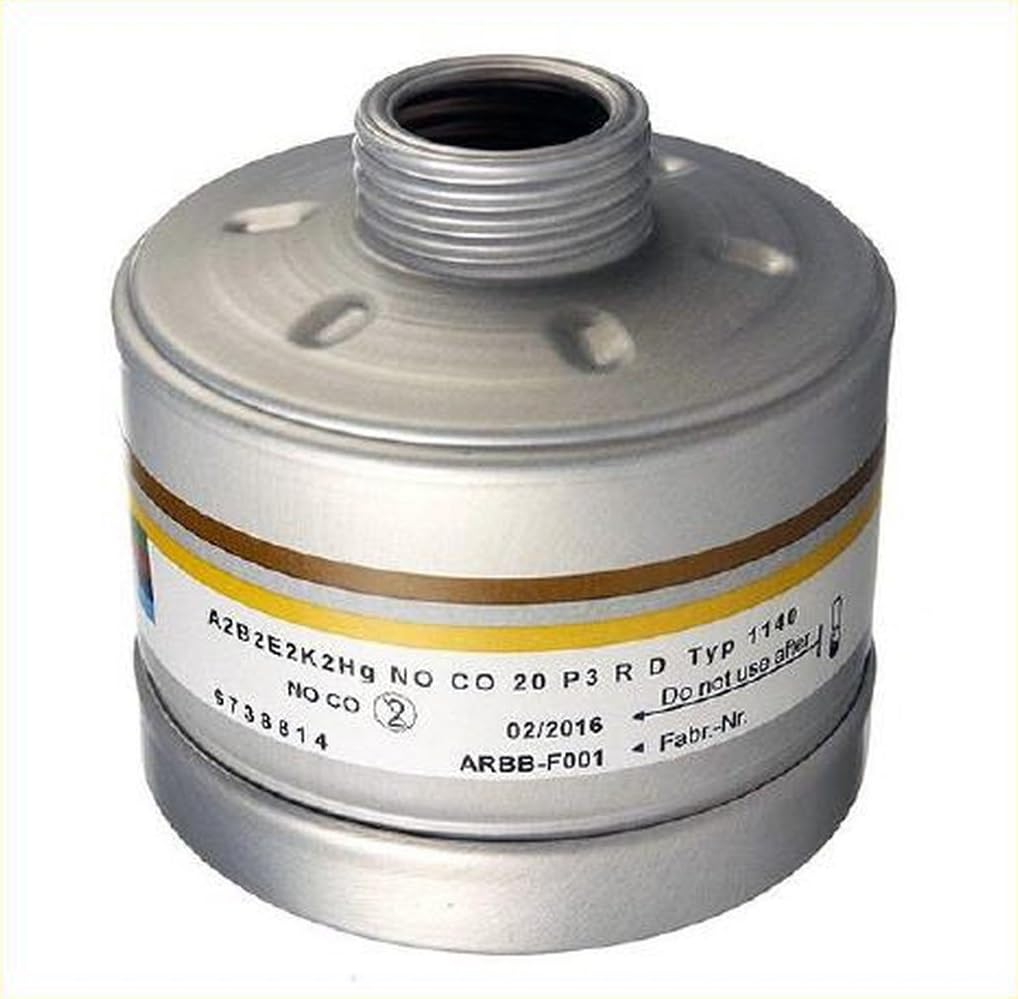 Filtro combinado 6 7 3 8 8 1 4 - Tipo 1140 contra partículas y vapores - D R Ä G E R A2B2E2K2HgNOCO 20-P3 R D