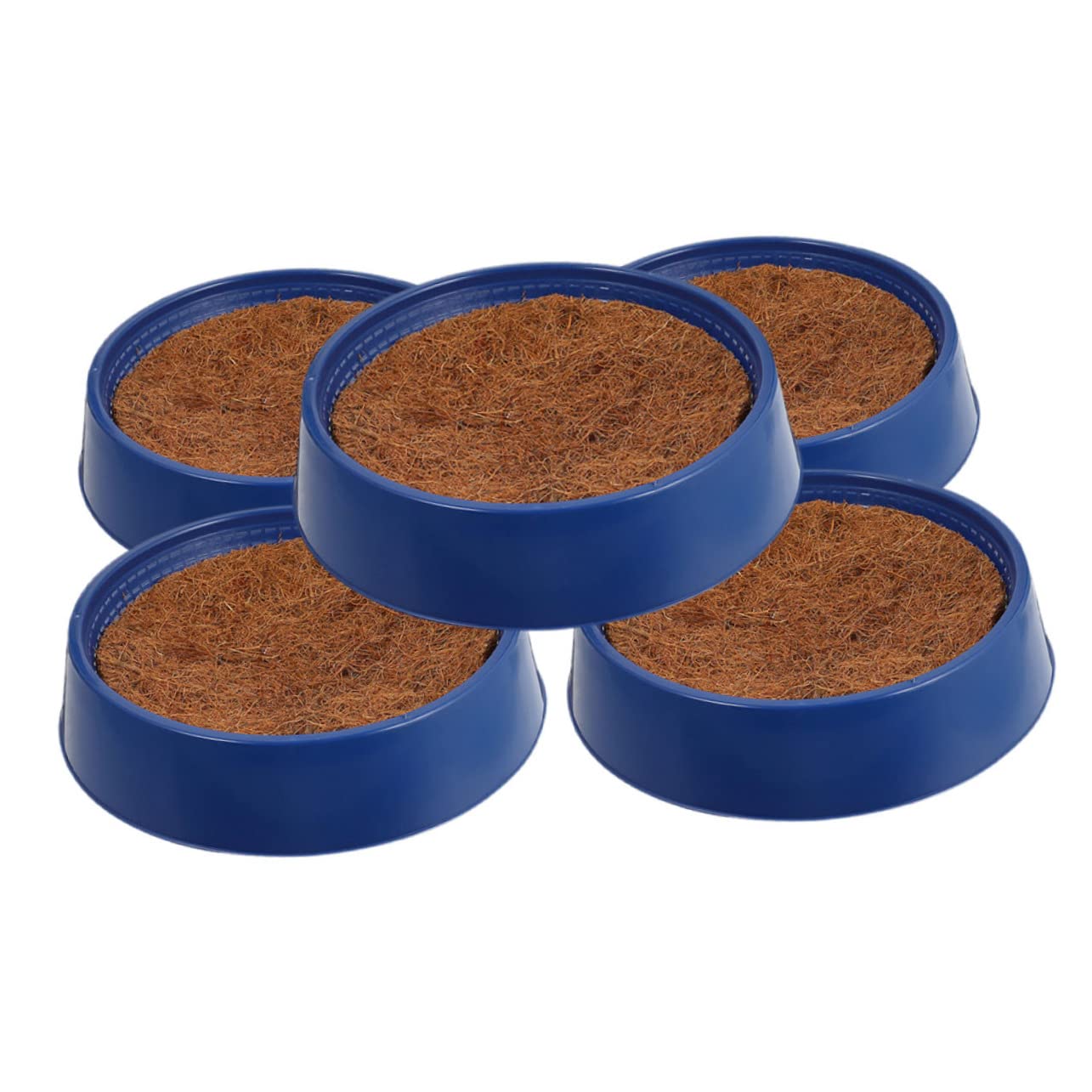 GALPADA Set 5 Nidi per Piccioni Riutilizzabili in Materiale Robusto Base Marrone Nidi Riproduttivi Compatti e Aperti per Uccelli da Gabbia Comodi per Allevamento e Riproduzione