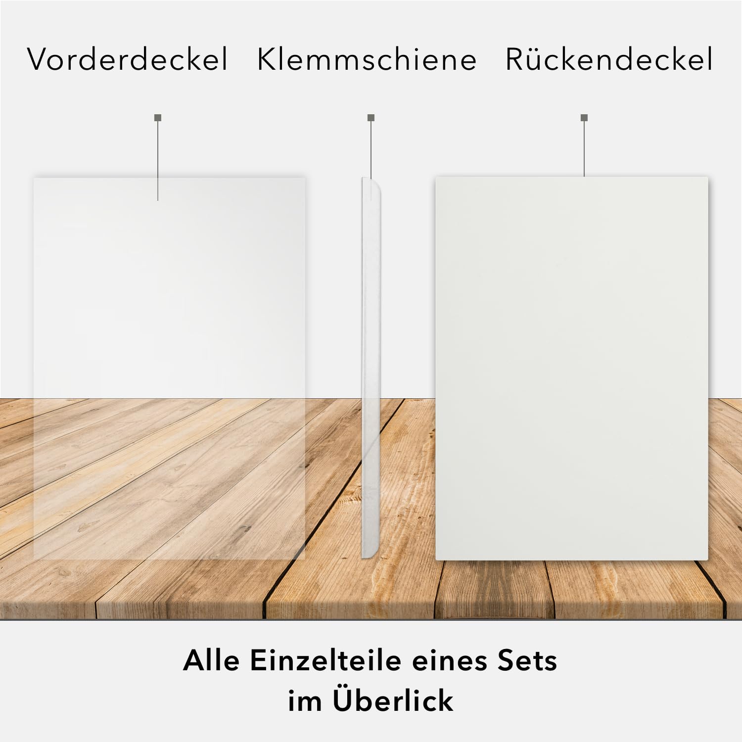 6 Rails De Serrage STRATAG - Reliure Transparente Pour Documents A4
