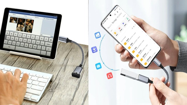 Amazon.co.jp: GHNTJAP USB C 変換アダプタ OTGケーブル Type-C 0.3M