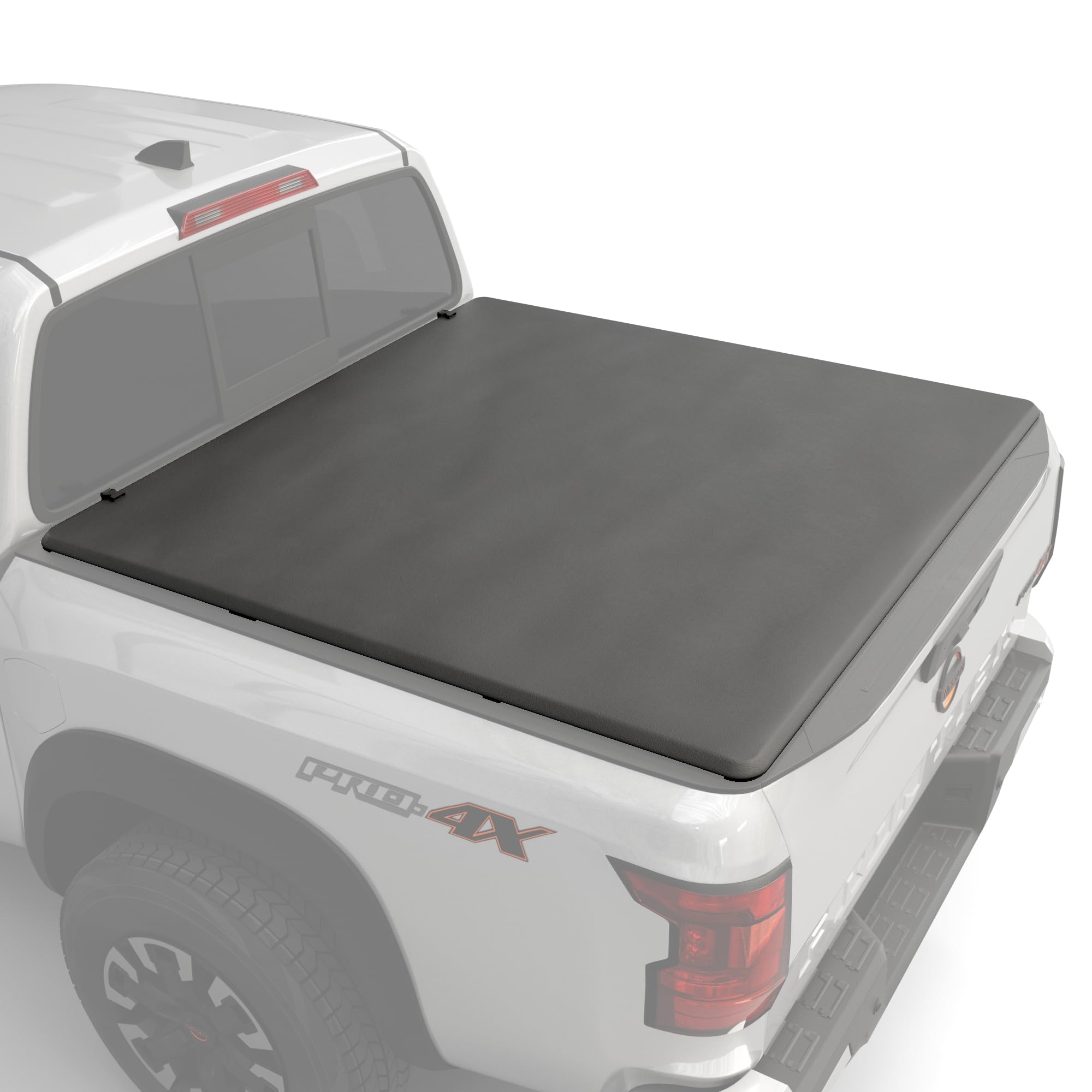 Toptiny Soft Folding Truck Bed Tonneau Cover|TSTF033|Fits 2005-2026 Nissan Frontier 4' 11" Bed (58.6")