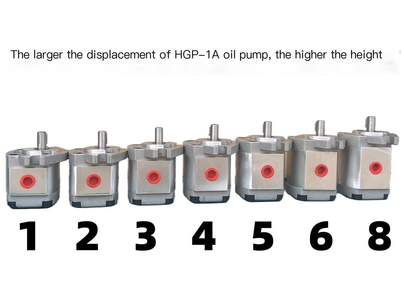 ADovz Pompa Presa di Forza Pompa a Ingranaggi idraulica, HGP-1A-F4/6/8R, HGP-2A, HGP-3A, Pompa a Ingranaggi ad Alta Pressione GPY, Pompa 'Olio ad Alta Pressione(Hgp1af6r)