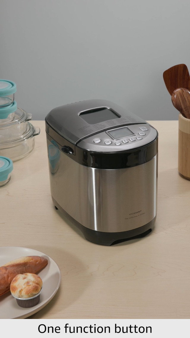 KITCHENARM 29-in-1 Smart Bread Maker with Gluten-Free Setting