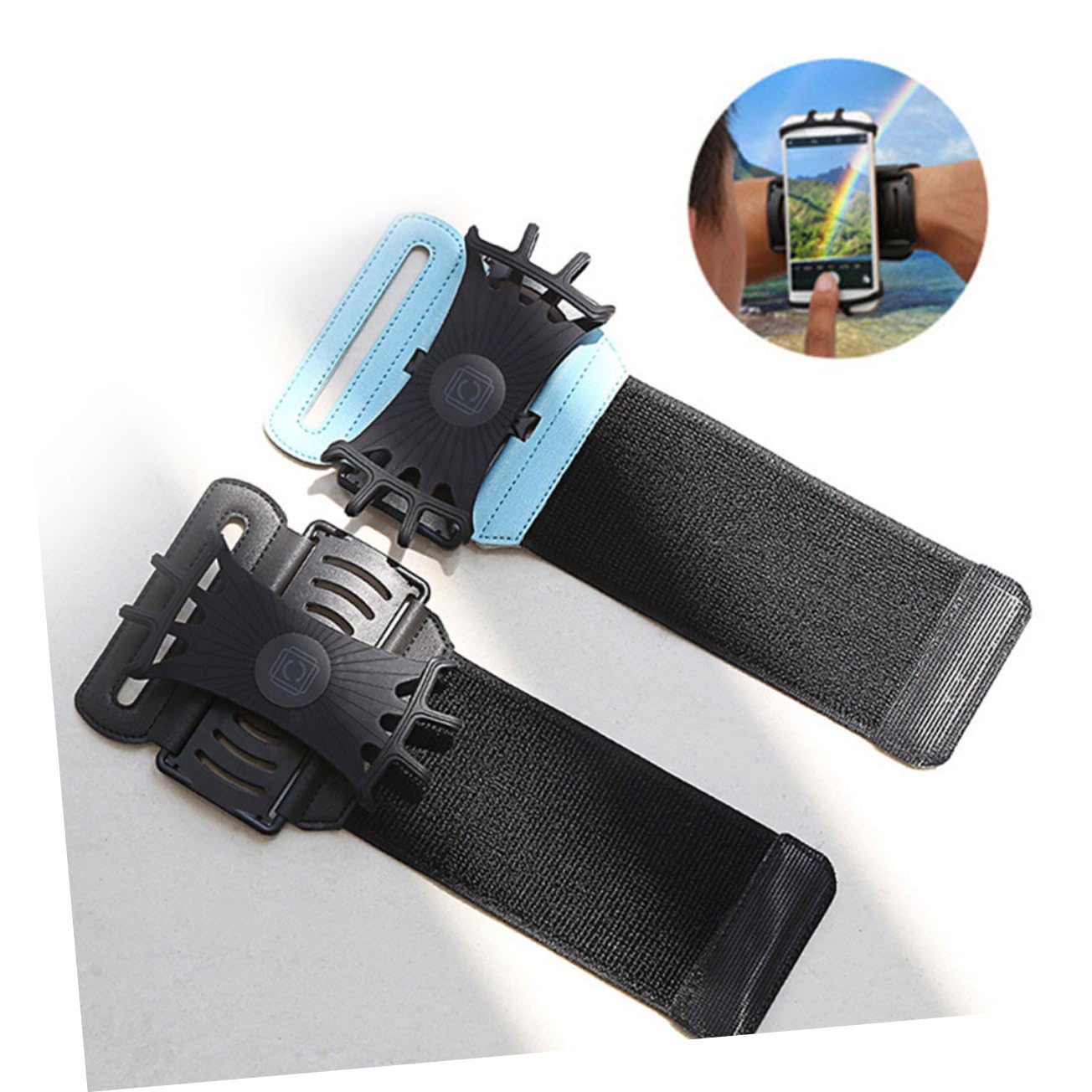 Gatuida 3pezzi Bracciale Per Telefono Con Rotazione Per Sport e Jogging Colori Casual Design Ergonomico e Facile Accesso