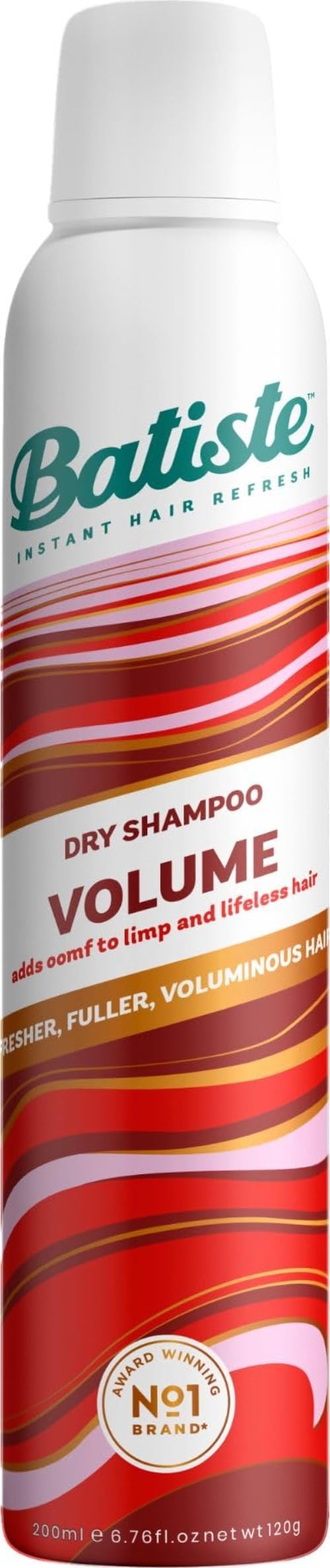 Batiste Volume Dry Shampoo, Grapefruit & Melon Fragrance, 200ml
