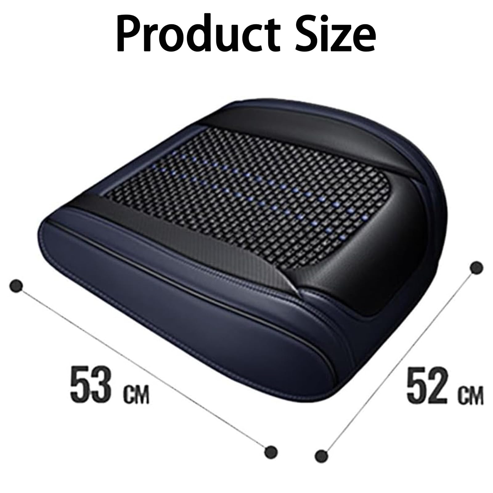 Coussin Rehausseur de Siège Avant pour Expert 3 (III) V I 2016-2024, Protection Assise Conducteur Voiture Antidérapant Support Fessier Automobile,Black