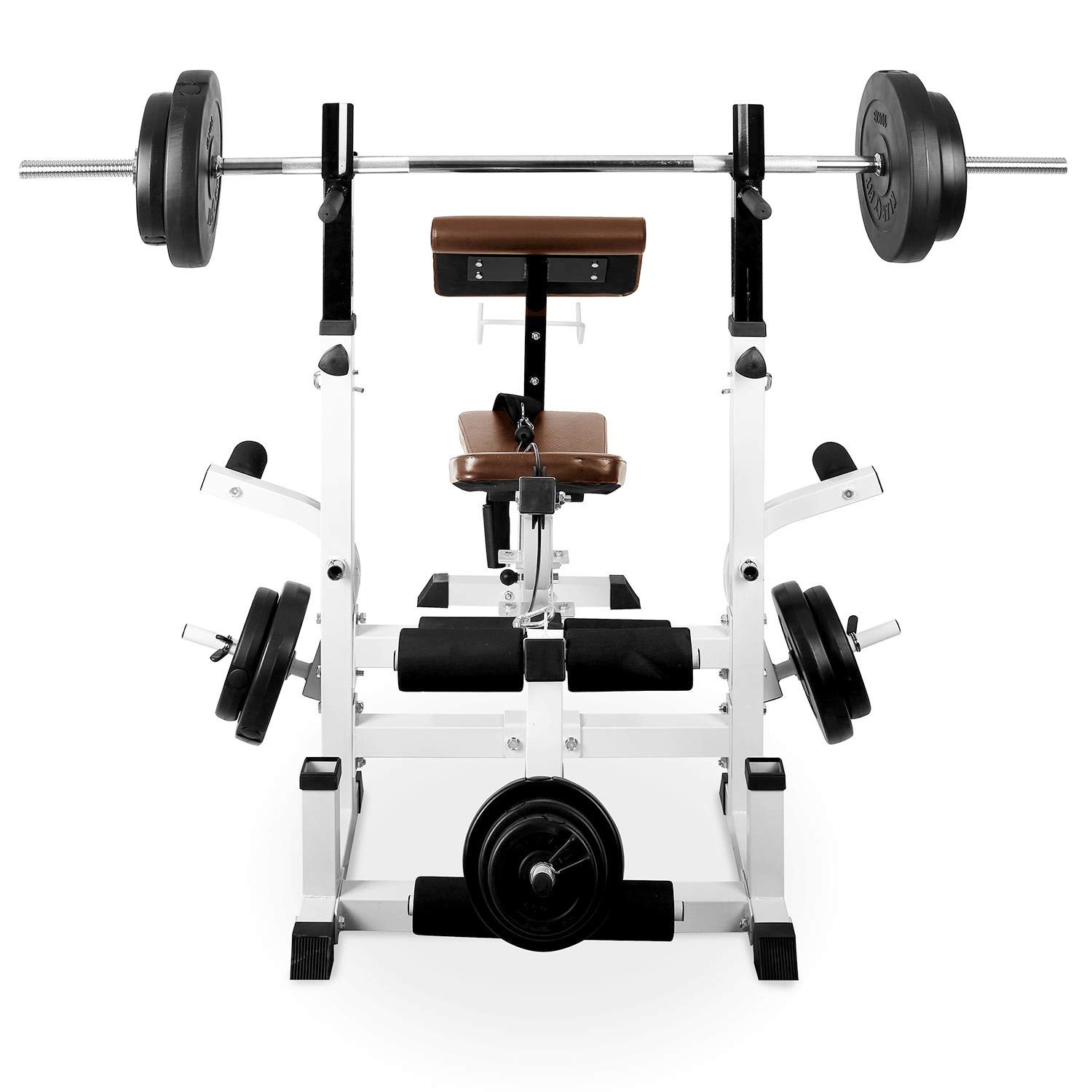 KLAR FIT Workout Hero - Panca Multifunzione, Panca Palestra per Allenamento, Palestra Multifunzione Curl per Braccia e Gambe, Acciaio