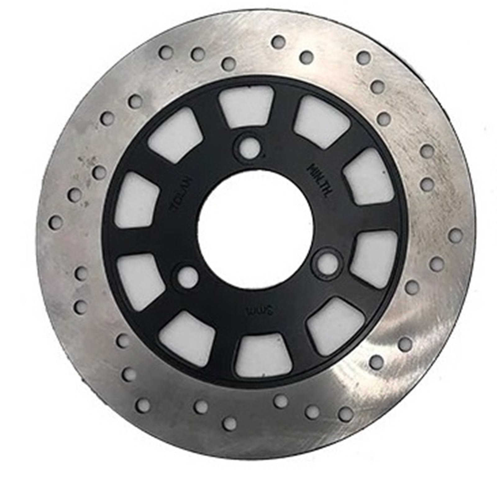 Dischi freni per moto Piastra freno a disco da 180 mm, 200 mm, 220 mm, 230 mm, spessore 3 mm, adatta per ciclomotori, scooter e motociclette. Disco Freno(200mm)