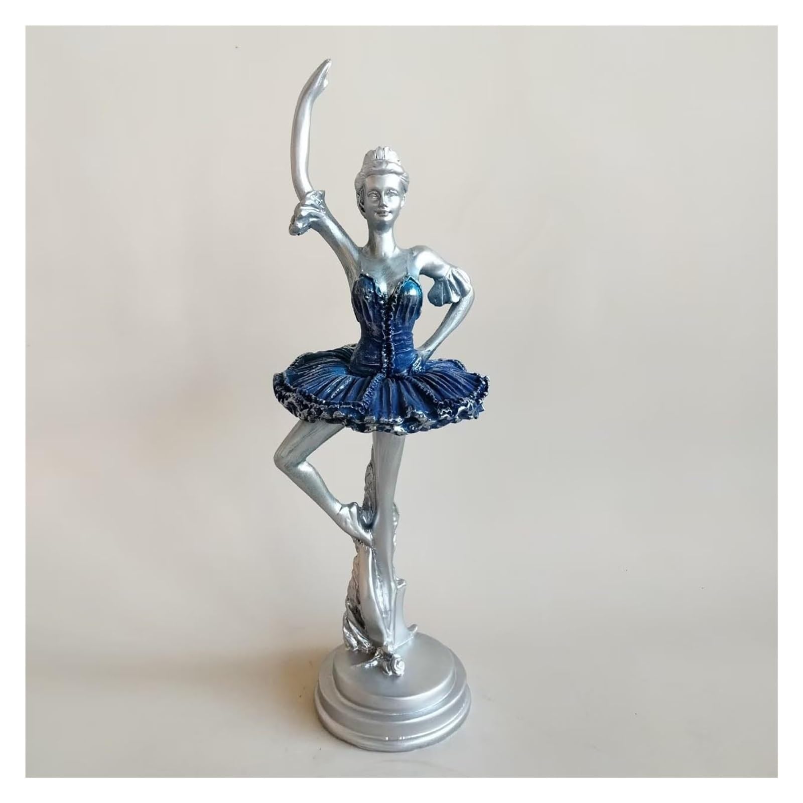 Yofab Office Cubicle Decor European Style Creative Ballet Girl Figurine 4 Styles to Choose Coffee Table Centerpiece(Style A)