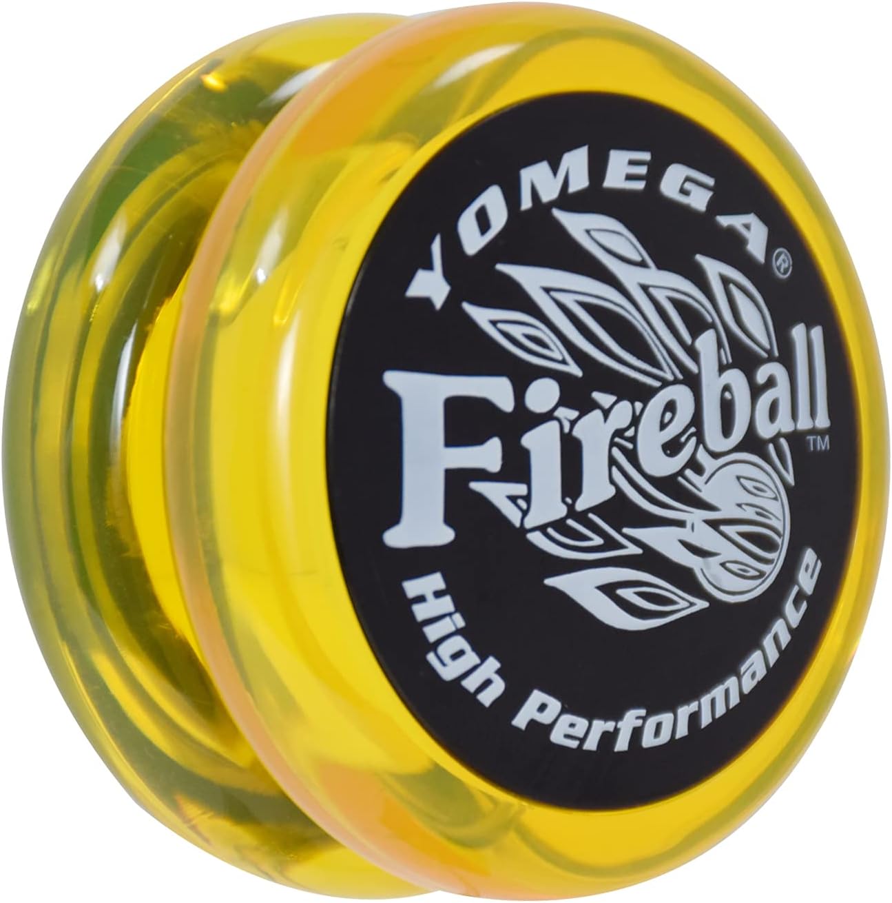 Fireball YoYo -HIGH Performance Responsive Transaxle Yoyo, Great for String Tricks for Advance Players to Perform Like Pros + Extra 2 yo yo Strings & 3 Month Warranty (Yellow and Black)
