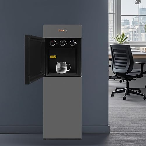 Miniatura 3 de Dispensador de agua para botella de 5 galones, dispensador de agua fría y caliente de carga inferior, fuente de agua de 3 temperaturas, dispensador