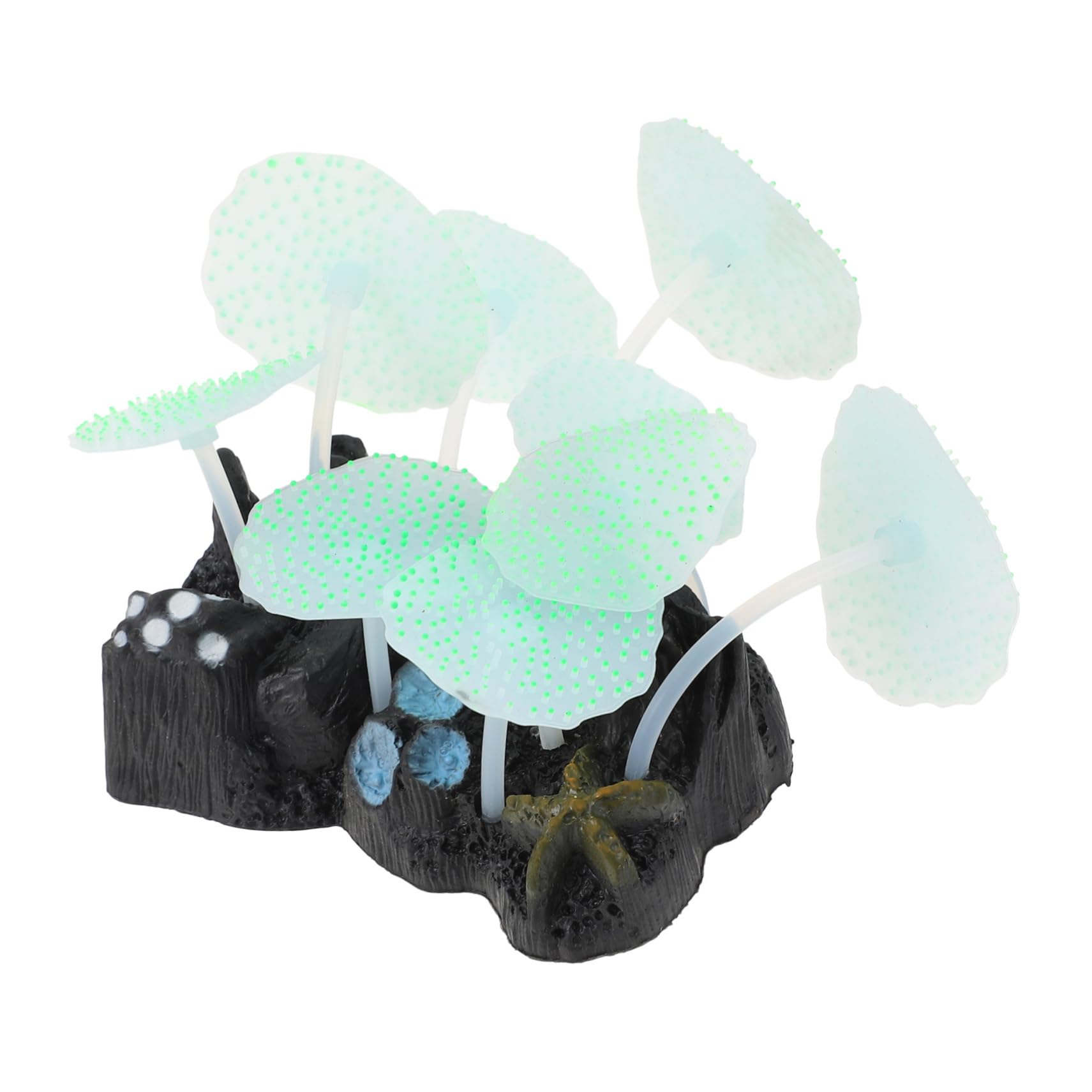 FRCOLOR 3 unidades de decoración de acuario de silicona, plantas de acuario, plantas acuáticas, plantas de acuario, plantas de acuario, ornamentos, plantas artificiales, decoración de jardín de rocas,