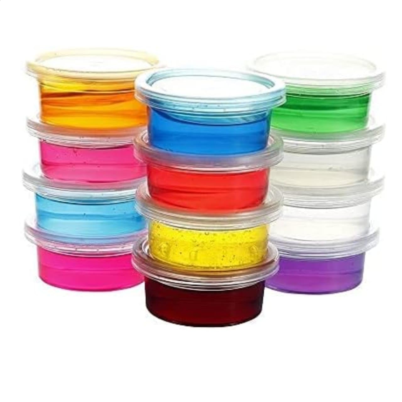 TOYSFAST 5 PCS Crystal Slime Jelly Toys Birthday Return Gift for Kids Slime Jelly (A584)