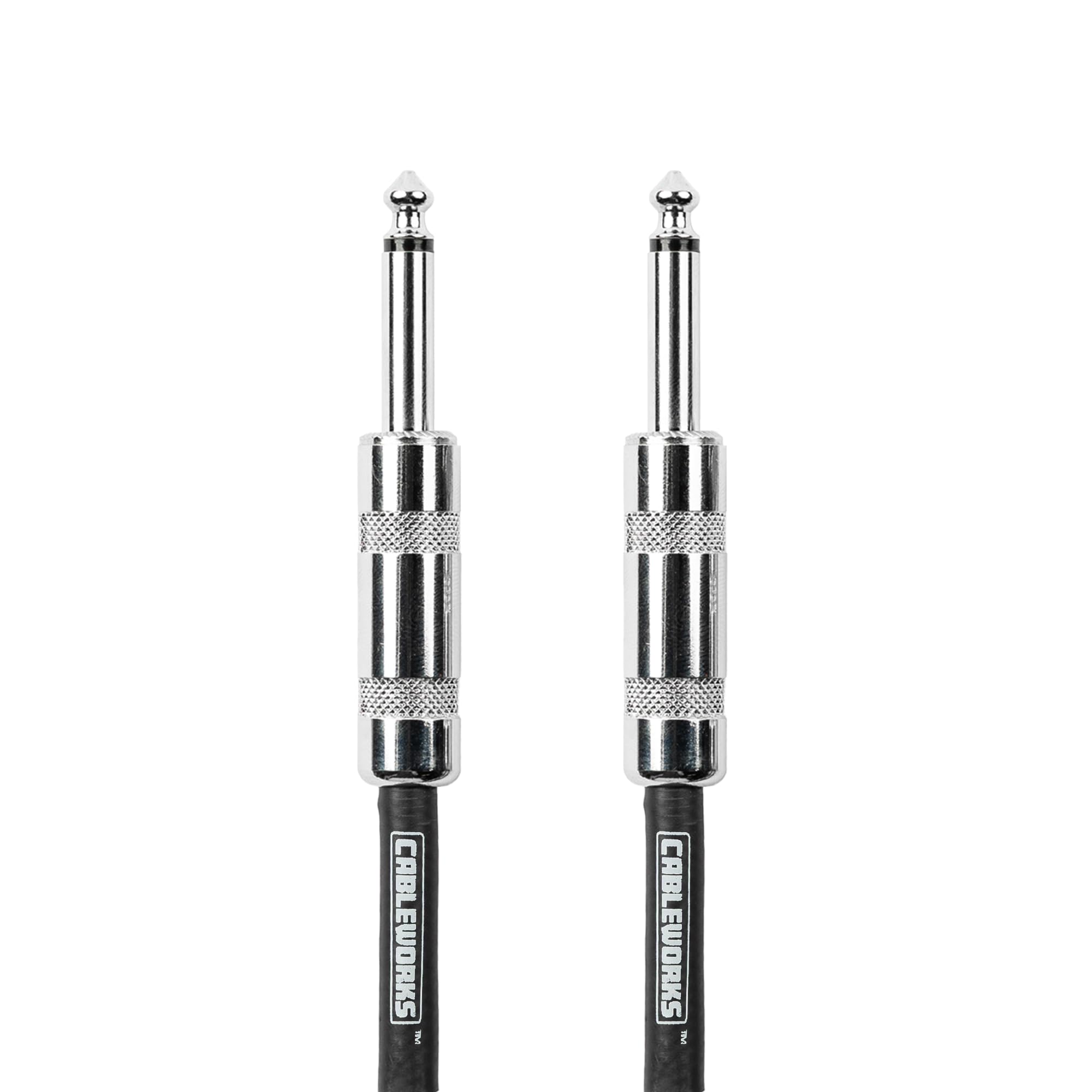 Cableworks de Gator Cases Serie Backline Cable de instrumento para guitarra de 5 pies recto a recto (GCWB-INS-05)
