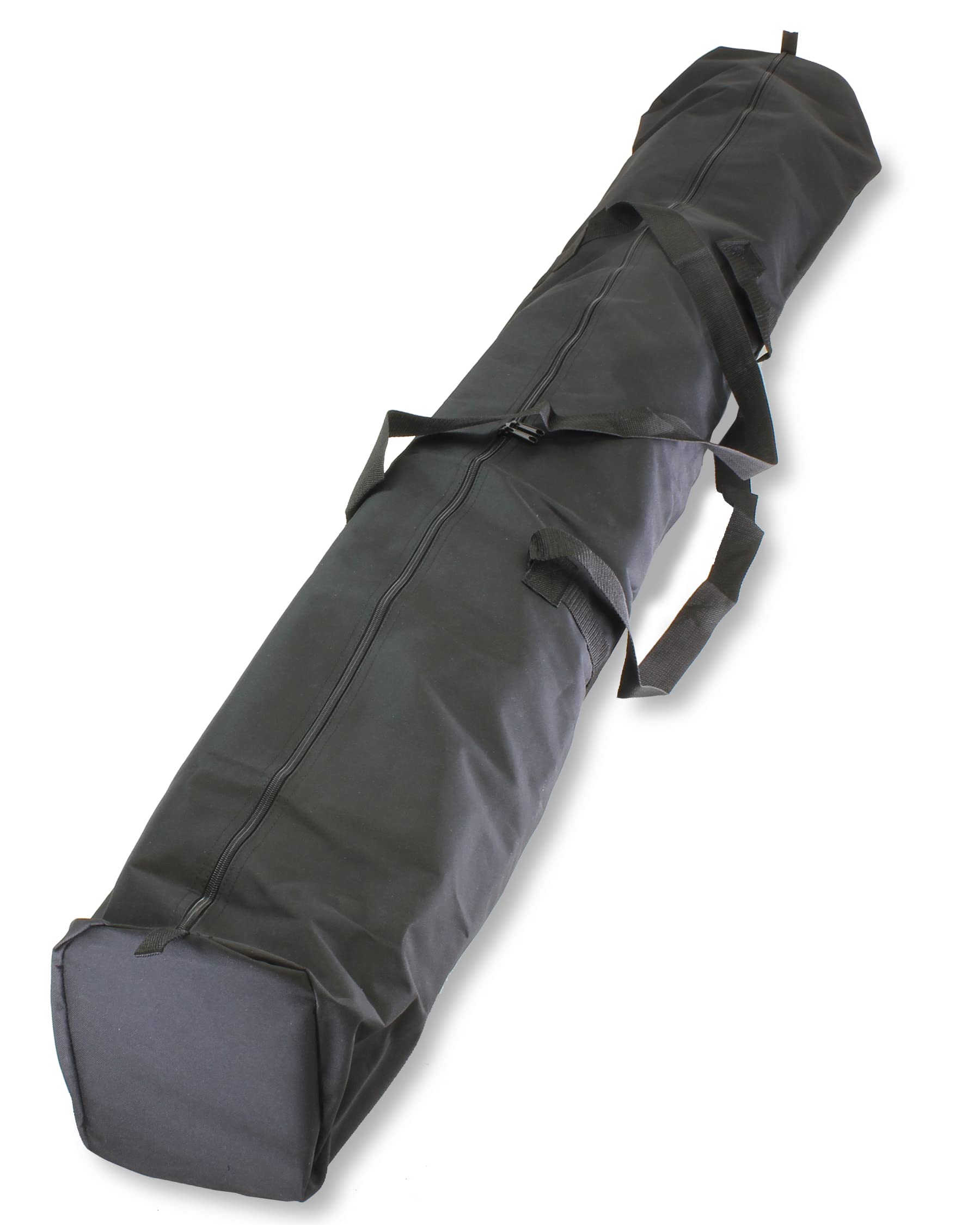 Tragetasche für Stangen bis 180 cm – schwarz, 180 × 18 × 20 cm, strapazierfähig & abwaschbar, mit Schultergurt für Training & Fahnen