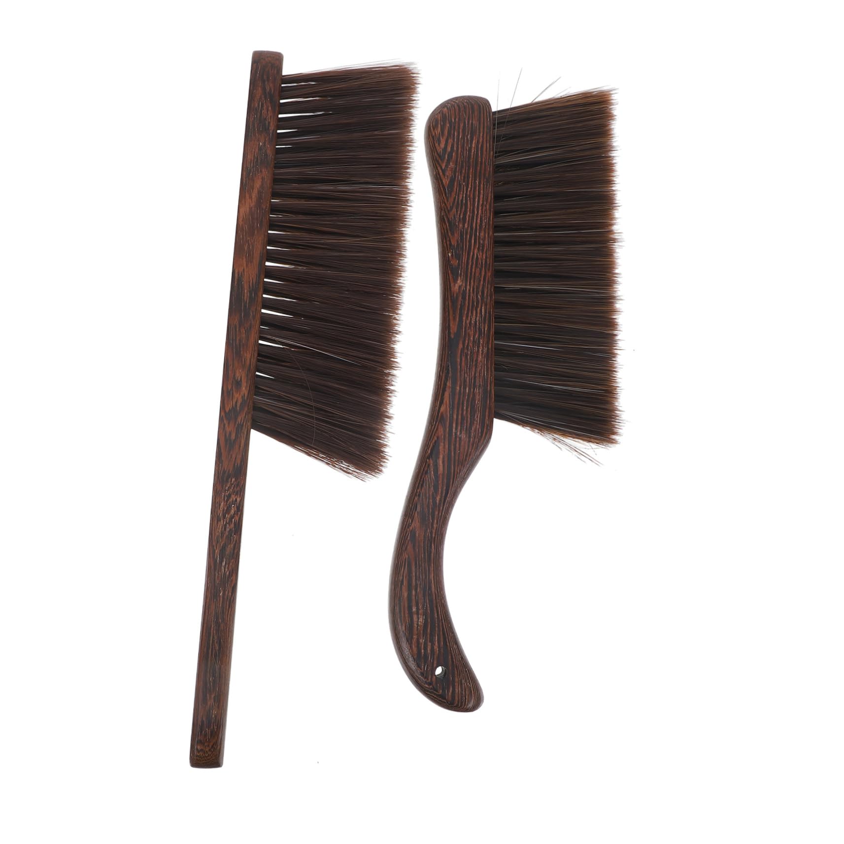 GOOHOCHY 2pcs Brown Bathroom Cleaning Tools Car Cleaning Hand Broom Brush Clothes Brush