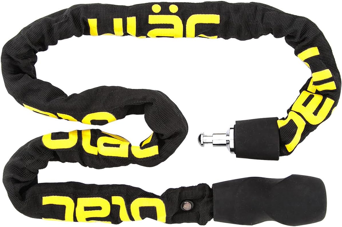 ULAC Diesel Bike Chain Lock, Security, Heavy-Duty, Anti-Theft Steel Chain Lock for Bicycle, Motorcycle, Door, Fence (3.2 ft)