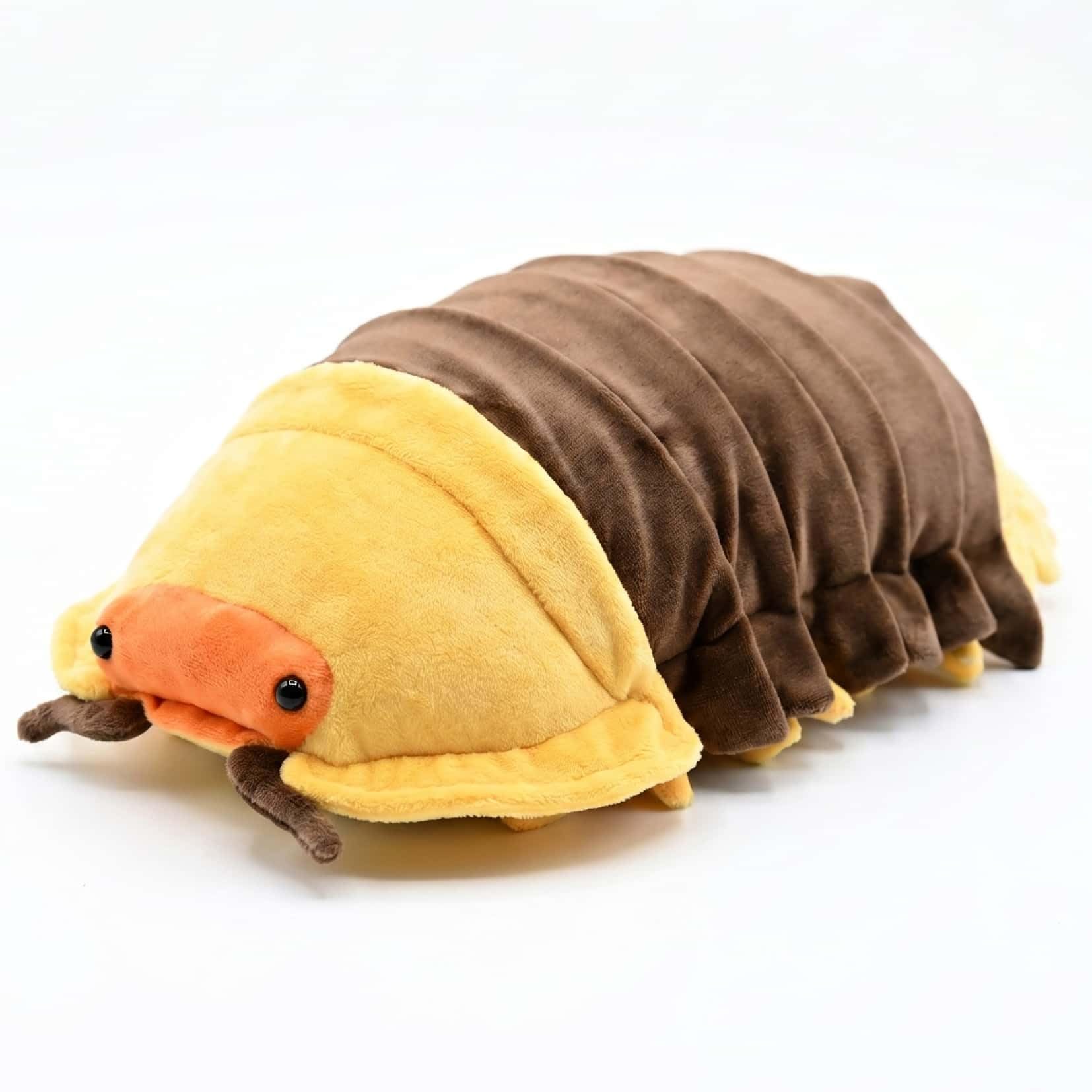 Rubber Ducky Pillbug Plush Toy, Adorable Isopod Stuffed Animal Pillow, Soft Cuddly Friend for Home Decor and Gift Giving