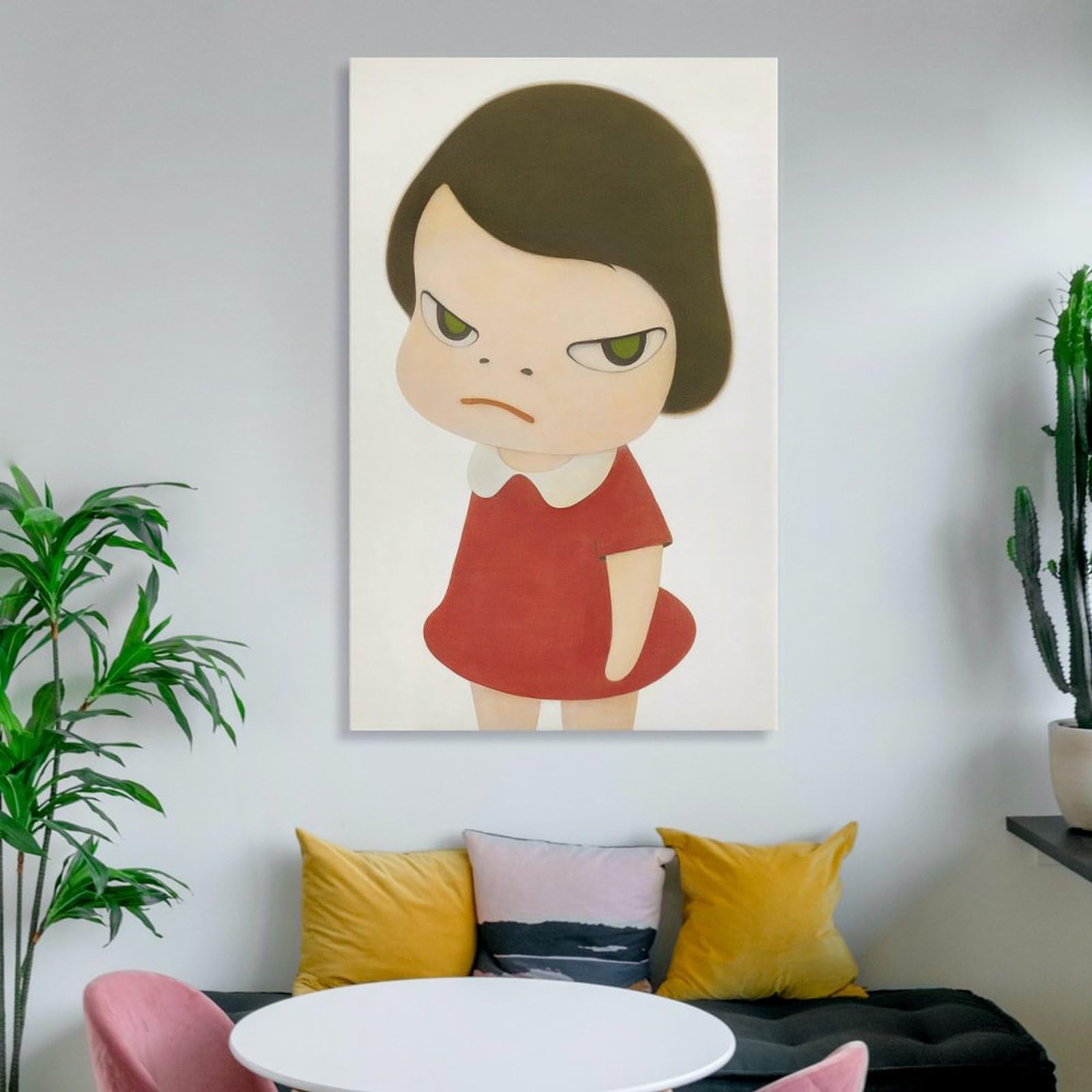 Amazon.co.jp: 奈良美智画家作品かわいい 漫画の女の子 ポスター 印刷 
