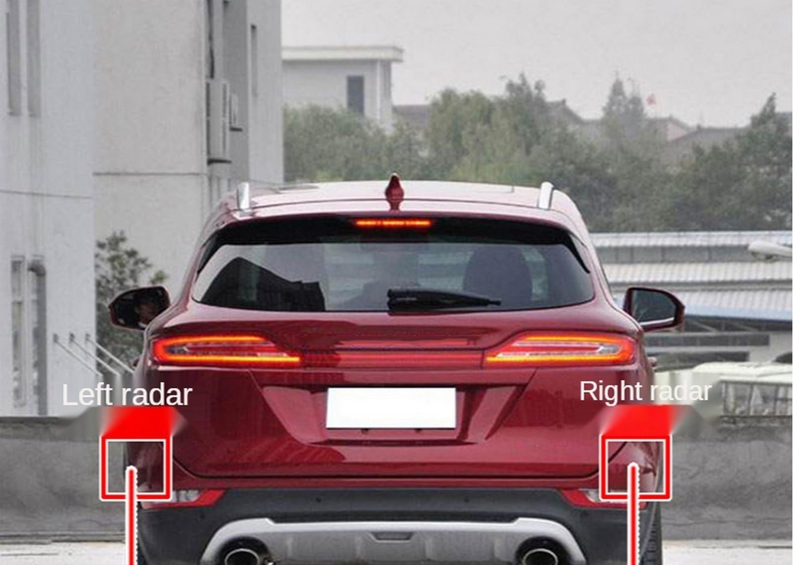 Sensor Marcha atrás Coche Sensor de microondas detección Radar Punto | Sensor de microondas detección radar punto de coche, asistencia a la conducción, sensor de radar de marcha atrás universal