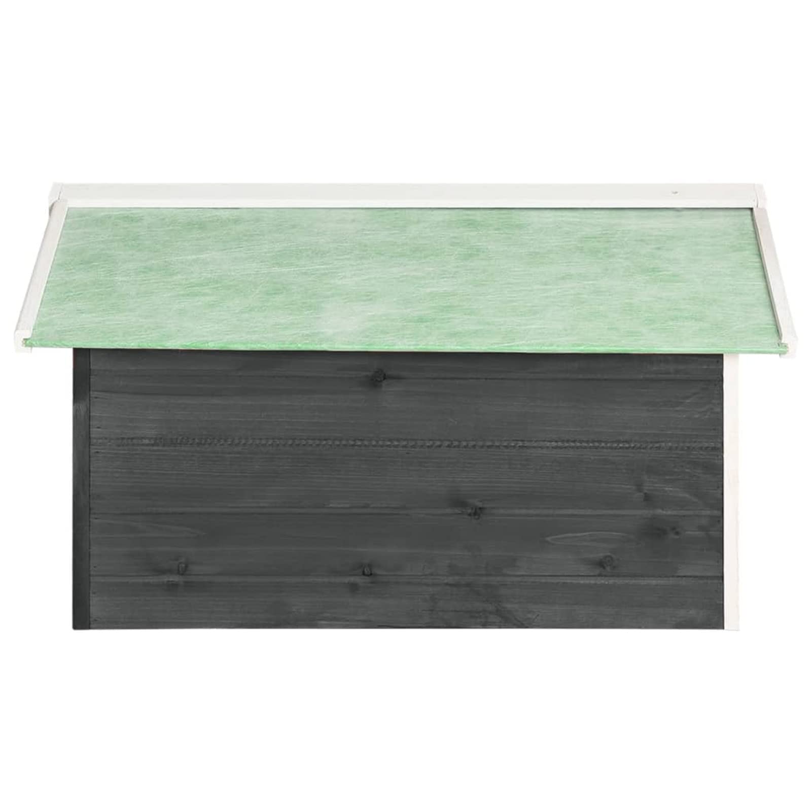 Tidyard Abri Robot Tondeuse Bois - Protège de la Pluie et des UV - Design Rustique - 72x87x50 cm