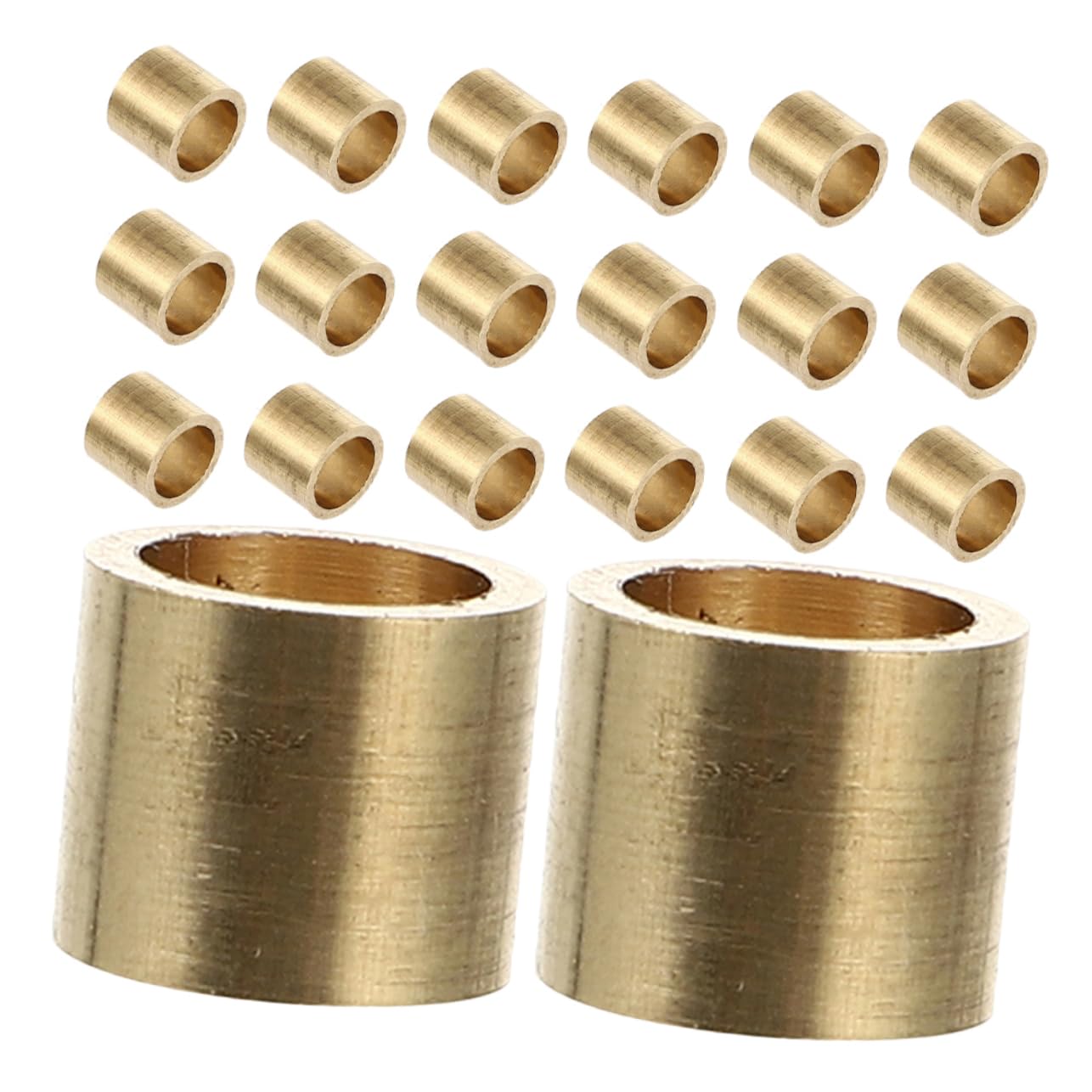 balacoo 20pcs Billiard Ferrules Replacement Tips for Pool Stick Brass Snooker Ferrules for Enhanced Performance Impact Protection and Improved Functionality