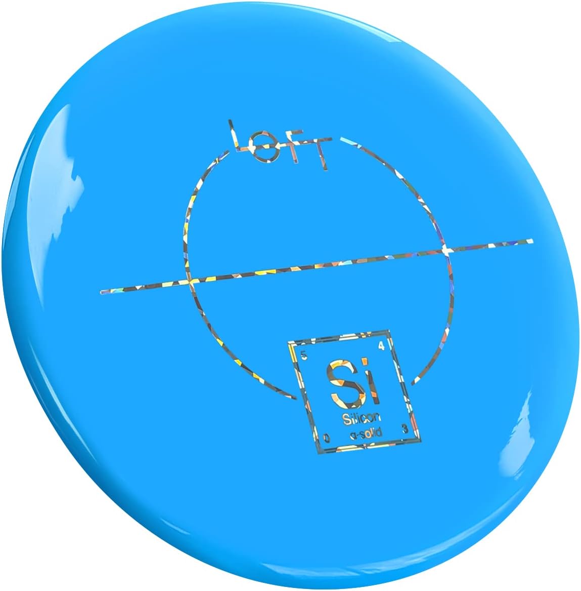LOFT Discs Silicon | Overstable Disc Golf Midrange | Comfortable Grip with Premium Plastic | Consistent Stable Flight on Backhand & Forehand | Colors May Vary