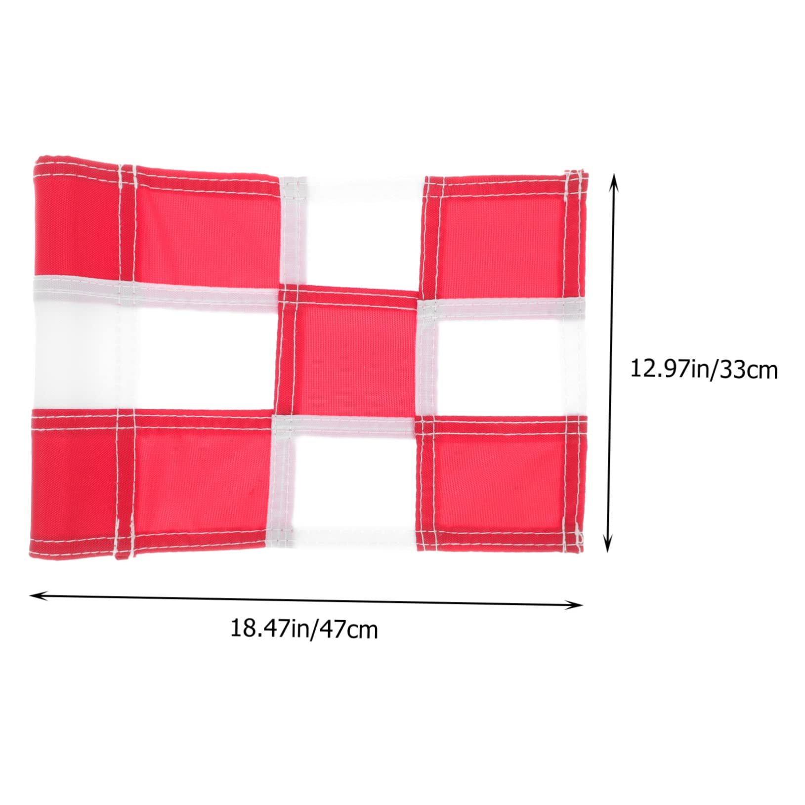 Abaodam Golf Flag Reusable Targeting Flag for Putting Practice High Visibility Training Aid Golfing Prop for Improved Accuracy Suitable for Backyard Course Use and