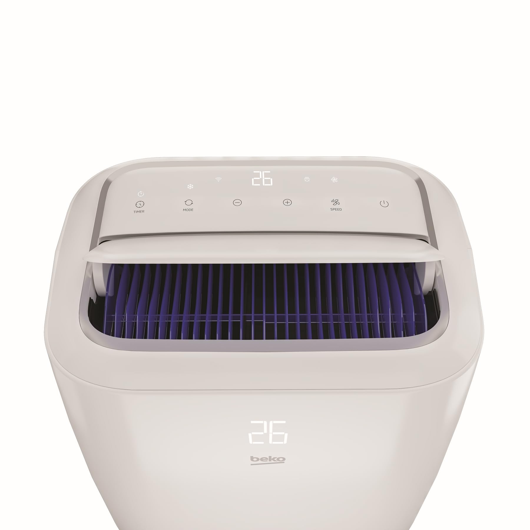 Beko - BPN112C - Climatizzatore Portatile, 12000 Btu, Raffrescamento, Funzione Deumidificazione - Bianco, 44 x 33,5 x 71,5h cm (Ricondizionato)