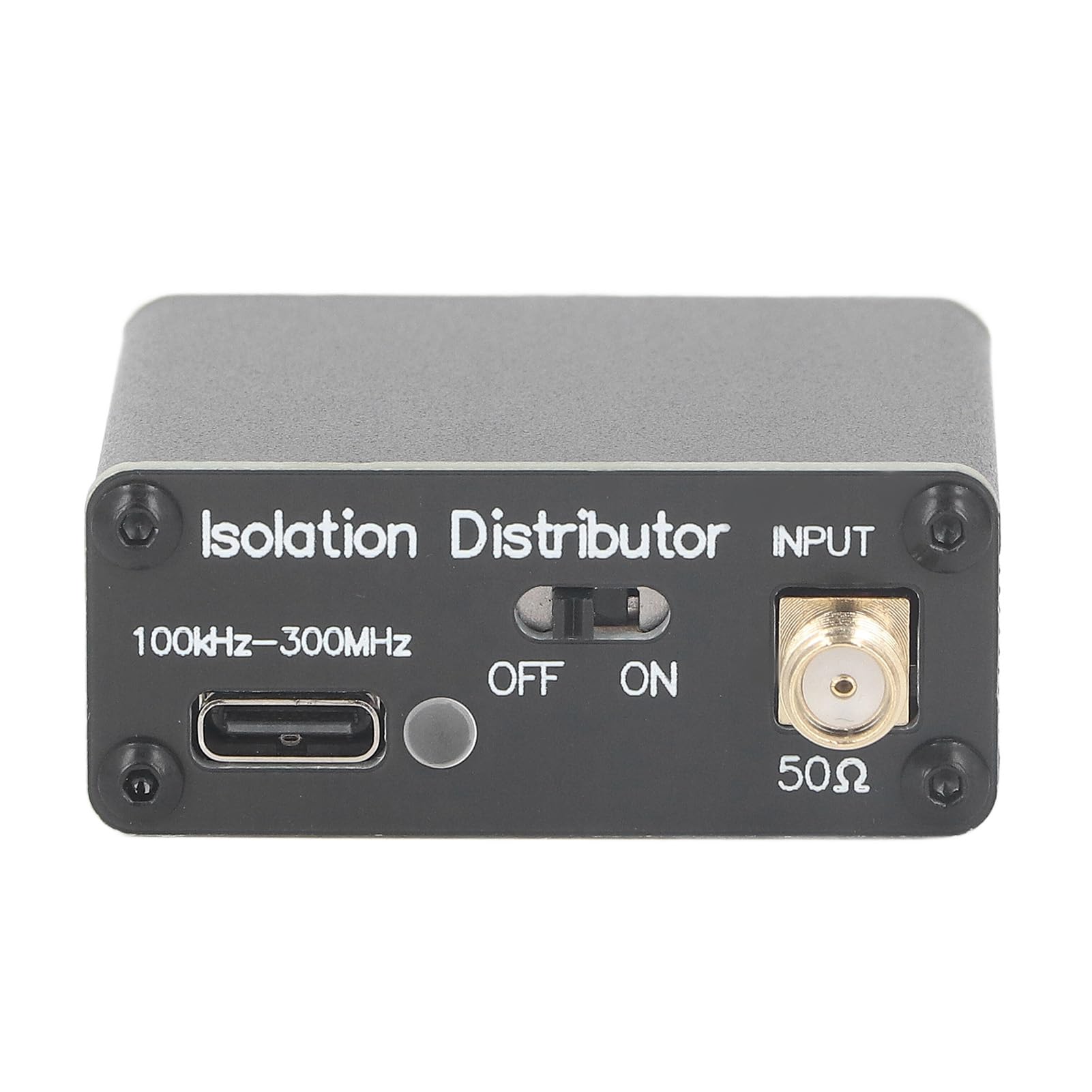 Kuuleyn Active RF Isolation Distributor, Wide Frequency Range, RF Splitter for SDR GPSDO Source 100kHz to 150MHz, Portable Electromagnetic Field Radiation Detector for RF