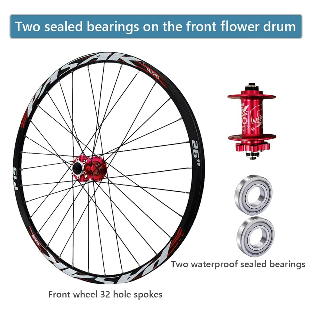 Amazon.co.jp: スルーアクスルMTBホイールセット 26/27.5インチ