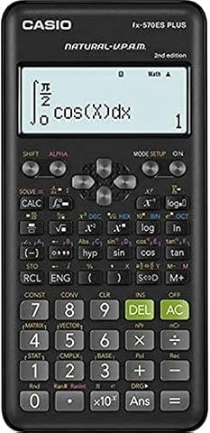 Casio fx-570esplus-2wdtv digital calculator - black