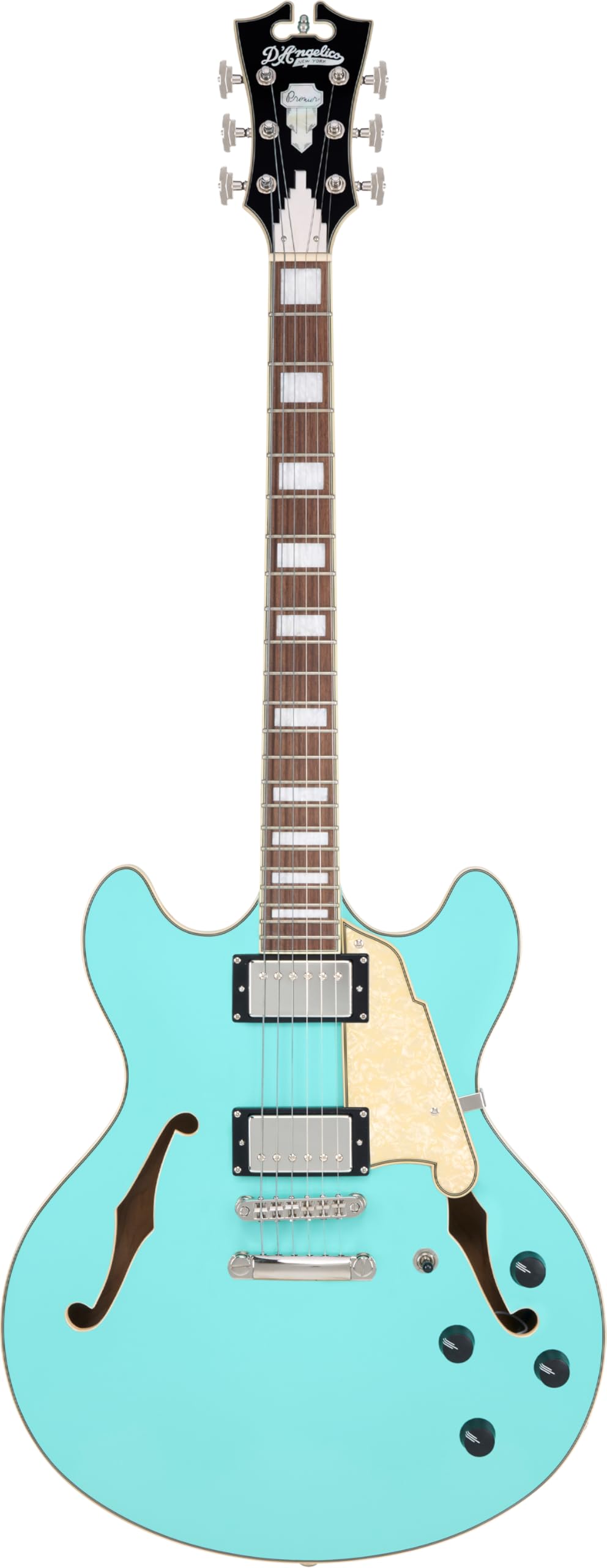 Amazon | D'Angelico Premier DC, Surf Green | エレキギター | 楽器