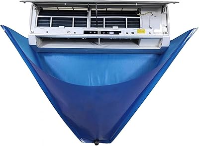 Air Conditioner Cleaning Cover Kit, Waterproof Wall Mounted Split Air Conditioner Dust Washing Clean Cover with 2.4mWater Pipe - Mini Split Clean Bag for Household 1~1.5Psize:135x60cm