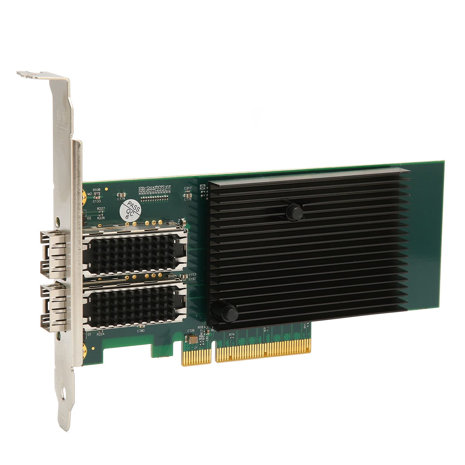 Adapter Serwerowy 10 Gigabit Ethernet, Wydajna Dwuportowa Karta Sieciowa SFP+ dla Procesorów, Wysoka niezawodność, PCIe X8