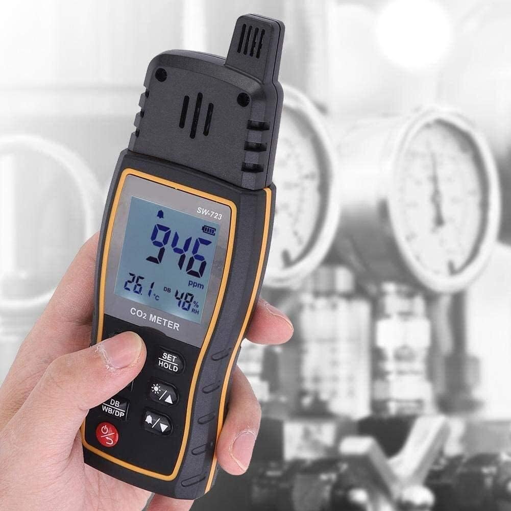 Detector De Gas Preciso, Analizador Portátil Multifuncional De Alta Sensibilidad con Alarma Dual Y Detector De Gas De Bajo Consumo, Ideal para Oficinas, Empresa