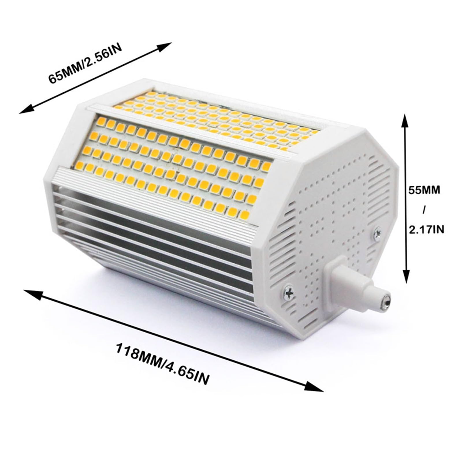 Ściemnialna Żarówka LED 50w R7S 118mm 3000k Naturalna Biel 4000k 4500k 6000k Wysoka Moc Jasne Źródło Reflektorów Super Jasne OszczęDzanie Energii(White 6000k 6500k)