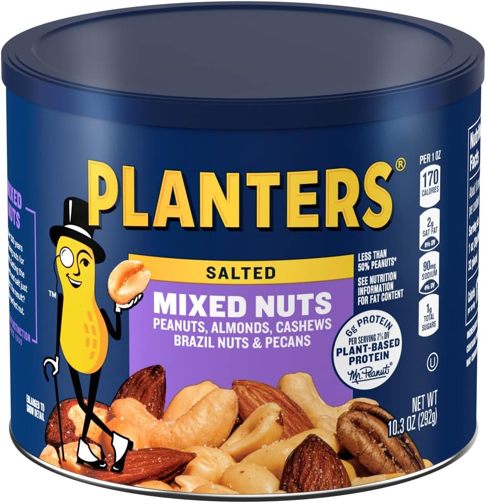 PLANTERS Deluxe Pistachio Mix, Party Snacks, PlantBased