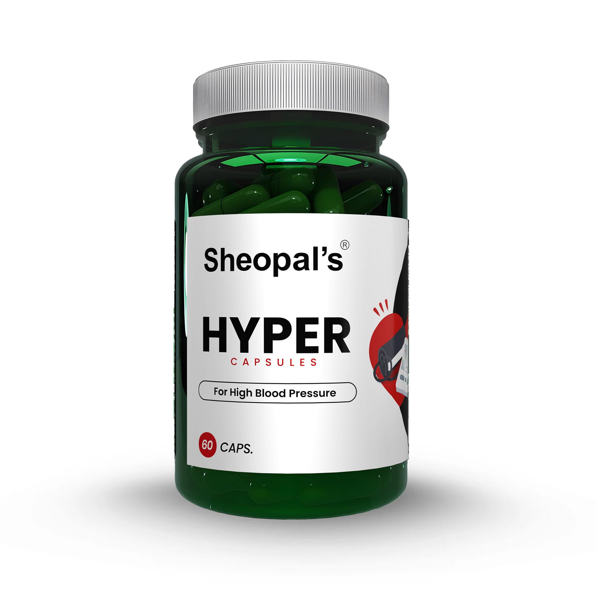 Sheopals Hyper High Blood Pressure Capsule For Hypertension Management | High BP Control Ayurvedic Medicine | Hypertension Relief - 60 Capsule (B0BWV5FS32) Amazon Price History, Amazon Price Tracker