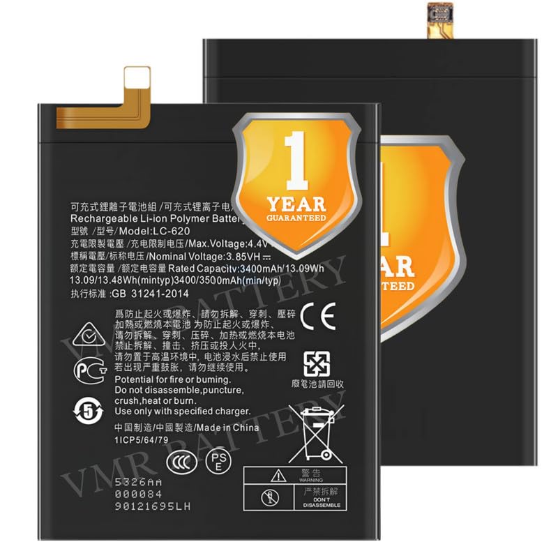 Image of Original LC-620 Battery Compatible for Nokia 6.2 (TA-1187, TA-1198, TA-1200, TA-1201) | Nokia 7.2 (TA-1178, TA-1181, TA-1193, TA-1196) - (3500mAh) - 1 Year Warranty K7
