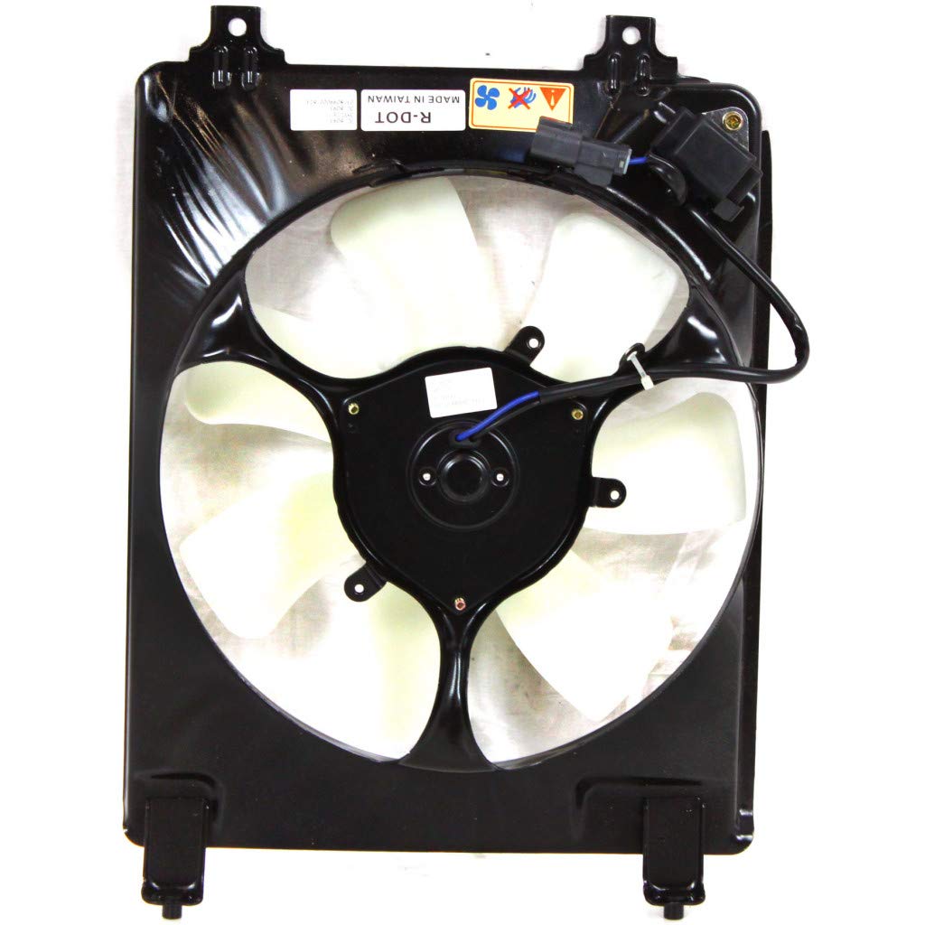 for Honda Civic 2006 07 08 09 10 2011 A/C Condenser Fan Passenger Side | 1.8 Liter | Auto/Manual Transmission | Coupe/Sedan Model | Replacement for HO3115129 | 38611RNAA01, 38615RNAA01