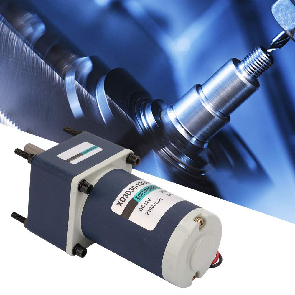 Esfuerzo de Torsión Largo de la Vida de Servicio del Motor del Engranaje de DC del Imán Permanente 30W Alto para los Proyectos de DIY (Relación de reducción 18.120RPM)