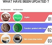 Vista 3 de BRBHOM Refillable Dolce Gusto Coffee Capsules Reusable Dolce Gusto Coffee Filter for Compatible for Dolce Gustowith Coffee SpoonBrush
