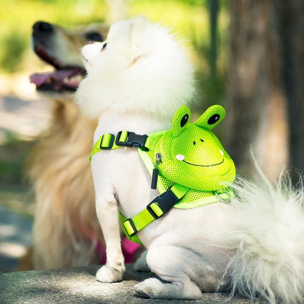 Correa Perro Lindo Mochila Mascota Arnés Viaje Al Aire Libre Senderismo Alforjas para Perros Pequeños